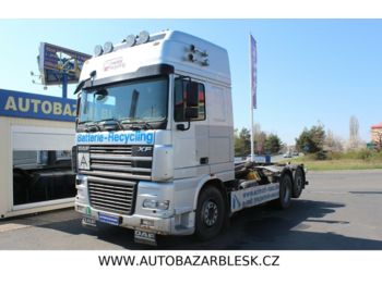 Hook lift truck DAF XF 95.530 AUTOMAT RETARDER