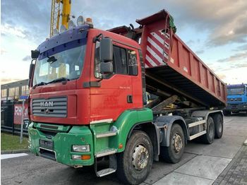 Hook lift truck MAN TGA 35.390 8X4 MANUAL FULL STEEL EURO 3 + VDL HO