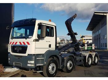 Hook lift truck MAN TGS35.400 8x6 Meiller Hook truck