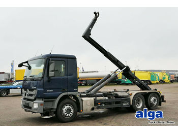 Hook lift truck Mercedes-Benz 2536 L Actros 6x2, Meiller RK 20.67, AHK,1. Hand