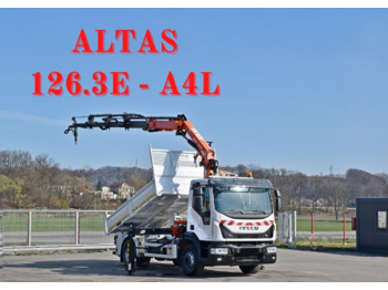 IVECO Eurocargo 160-250 *KIPPER 3,90m + ATLAS 126.3E - A4L + FUNK - Tipper, Crane truck: picture 1