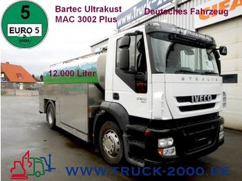 Tanker truck for transportation of food Iveco AD190S36 12500L.Milchsammel*NeuerMotor vor58TKM: picture 1