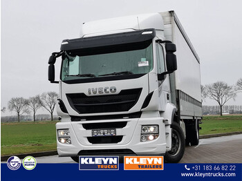 Curtain side truck Iveco AD190S36 STRALIS 156 tkm 2.5t lift: picture 1