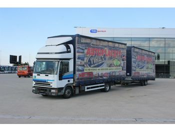 Curtain side truck Iveco ML 80 E 21 R FP + TRAILER Gapa 2 , SLEEPING BODY: picture 1
