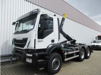 New Hook lift truck Iveco Magirus Trakker AD260T41 6x4 Trakker AD260T41 6x4, Abrollanlage HYVA Titan 2047, Radstand 3,2m: picture 1