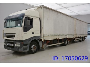 Curtain side truck Iveco STRALIS 430: picture 1