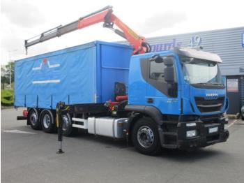 Curtain side truck Iveco Stralis 360: picture 1