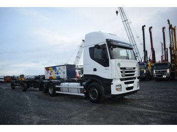 Container transporter/ Swap body truck Iveco Stralis AS 260S 45 Y / Schalter / 6x2 / TüV: picture 1