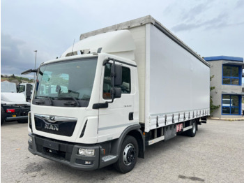 Curtain side truck MAN TGL 12.220