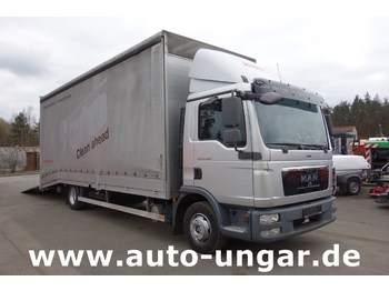 Car transporter truck MAN 12.220 geschlossener Fahrzeugtransporter Maschinentransporter EU5: picture 1