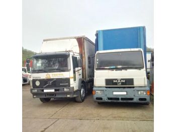 Curtain side truck MAN 18.264 left hand drive 18 Ton detachable body: picture 1