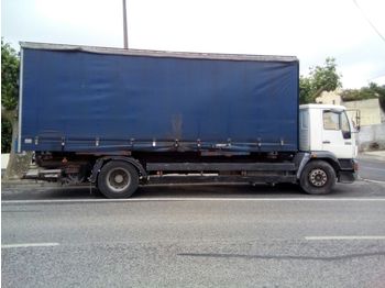 Curtain side truck MAN 18.264 left hand drive 18 Ton detachable body twist locks: picture 1