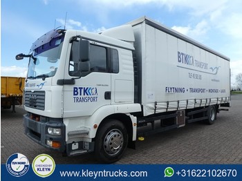 Curtain side truck MAN 18.280 TGM 1x bed airco 368 tkm: picture 1