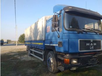 Curtain side truck MAN 19.362 4x2 stake body - ZF: picture 1