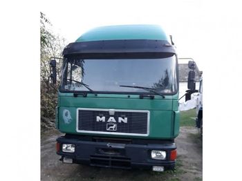 Curtain side truck MAN 19.422 4x2 stake body - ZF Gearbox: picture 1