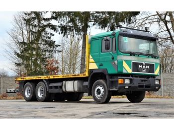 Dropside/ Flatbed truck MAN 26.402 6x4 1994 - flatbed: picture 1