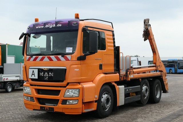 Skip loader truck MAN 26.440 TGS BL 6x2, Gergen TAK28, Lenk-Lift-Achse: picture 7