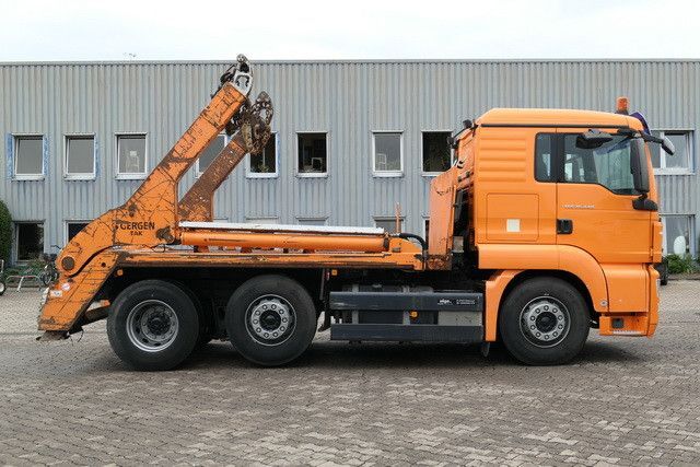 Skip loader truck MAN 26.440 TGS BL 6x2, Gergen TAK28, Lenk-Lift-Achse: picture 4