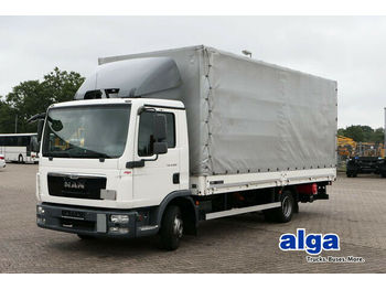 Curtain side truck MAN 8.180 BL TGL, gardine, 6.100mm lang, Automatik: picture 1