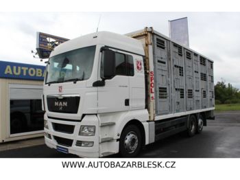 Livestock truck MAN MAN TGX 26.400 6x2 MANUÁL RETARDÉR EURO V: picture 1