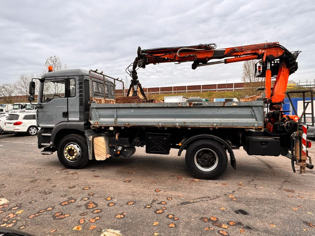 Tipper, Crane truck MAN TGA 18.350  Kipper - Kran 4x2: picture 6