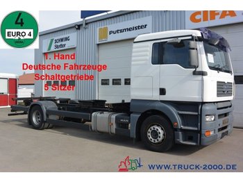 Container transporter/ Swap body truck MAN TGA 18.360  BDF 1.Hand 5 Sitzer Klima Fahrschule: picture 1