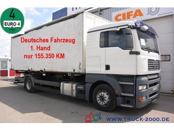 Curtain side truck MAN TGA 18.360  Pritsche/Plane 1.Hd 5-Sitze Schalter: picture 1