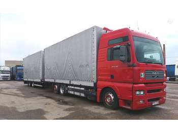Curtain side truck MAN TGA 24.480: picture 1