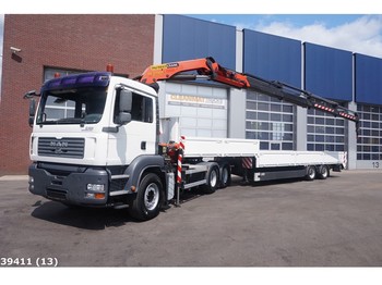 Dropside/ Flatbed truck MAN TGA 33.430 6x4 Palfinger 27 ton/meter laadkraan + van Hool: picture 1