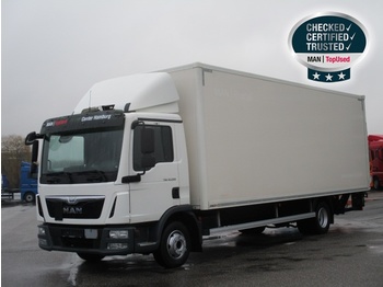 Box truck MAN TGL 12.220 4X2 BL, Euro 6, Koffer, LBW, AHK, Navi: picture 1