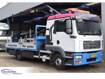 Dropside/ Flatbed truck MAN TGL 12.240, HMF 503 K2, 11990 kg, Truckcenter Apeldoorn: picture 1