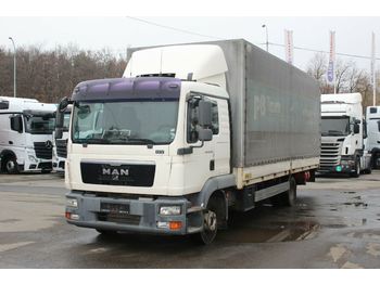 Curtain side truck MAN  TGL 12.250 4X2 BL, EURO5 EEV, HYDRAULIC LIFT: picture 1