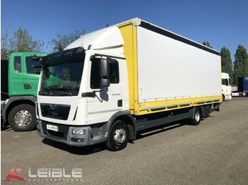 Curtain side truck MAN TGL 12.250 4x2 BL / 45m³ / BÄR LBW / Bordwände: picture 1