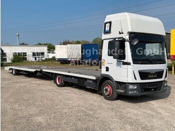 Car transporter truck MAN TGL 12.250 BL Autotransporter inkl. Anhänger: picture 1