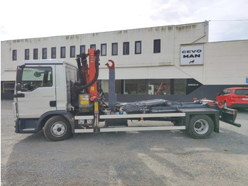 MAN TGL 12.250 Containersysteem met kraan Palfinger PK9001 + Remote - Hook lift truck, Crane truck: picture 5