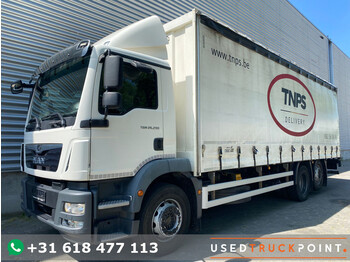 Curtain side truck MAN TGM 26.290