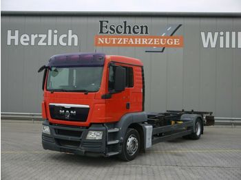 Container transporter/ Swap body truck MAN TGS 18.400 4x2LL BDF, 3 Sitze, Klima, Automatik: picture 1