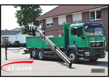 Dropside/ Flatbed truck MAN TGS 26.440 6x2 BL, MKG HLK 181 a2V , Lenkachse,: picture 1