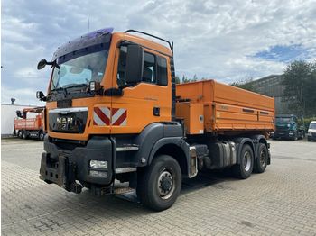 Container transporter/ Swap body truck MAN TGS 28.400 6x4-4 BL Euro 5 DSK mit Winterdienst: picture 1
