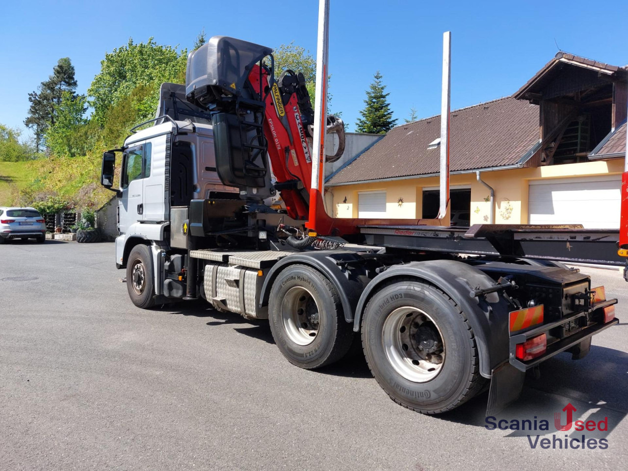 Timber truck, Crane truck MAN TGS 33.500 6x6H BL EPSILON Q17Z Holzkran: picture 8