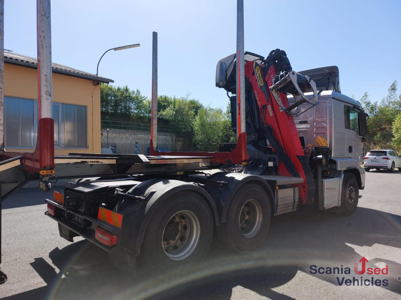 Timber truck, Crane truck MAN TGS 33.500 6x6H BL EPSILON Q17Z Holzkran: picture 9