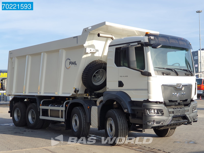 New Tipper MAN TGS 41.400 8X4 NEW! Euro 5 Manual 25m3 Steelsuspension Body-Heating: picture 4