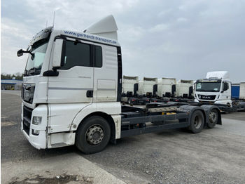 Container transporter/ Swap body truck MAN  TGX 26.440 6 x 2 LL BDF- Wechselanhänger: picture 1