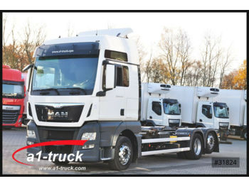 Container transporter/ Swap body truck MAN TGX 26.440 XXL, 7,45 / 7,82 BDF, Hub 850 - 1210m: picture 1