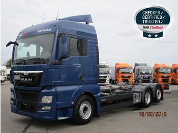 Container transporter/ Swap body truck MAN TGX 26.480 6X2-4 LL: picture 1