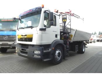 Tipper MAN TG-M 18.290 4x2 2-Achs Kipper Kran 11m/to., Grei: picture 1