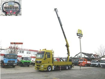 Dropside/ Flatbed truck MAN TG-X 26.480 6x2-2 LL Pritsche Heckkran 45m/to, F: picture 1