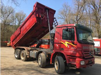 Tipper MERCEDES BENZ 4144 8x4 ACTROS Meiler 16m3 Analog Tacho German: picture 1