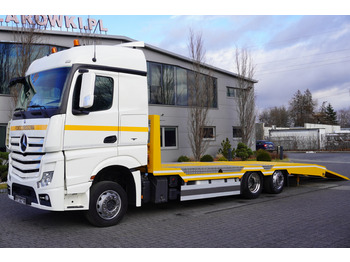 Car transporter truck MERCEDES-BENZ Actros 2542 MP4 6×2 E6 / New tow truck 2024 / lifting and steering third axle: picture 1