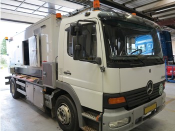 Box truck for transportation of heavy machinery MERCEDES-BENZ Atego 1323 330KVA Scania V8/Asea - Removable: picture 1